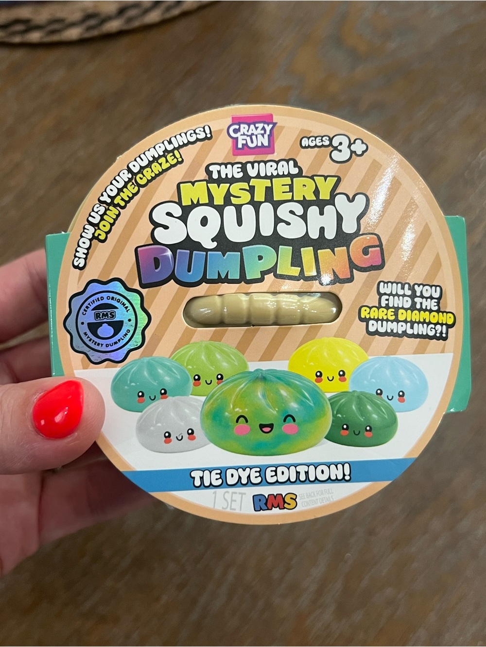 Tie Dye Mystery Squishy Dumpling - Green